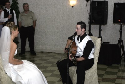 Adam Singing to Stefanie